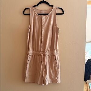 Athleta Beige Sleeveless Romper